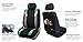 FH Group Front Set Cloth Car Seat Covers for Low Back Car Seats with Removable Headrest, Universal Fit, Airbag Compatible, Seat Cover for SUV, Sedan, Van, Mint