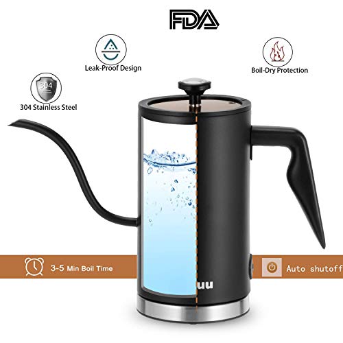 JOCUU Gooseneck Electric Kettle The Home Kitchen Store