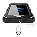 iphone 7 plus case,Feitenn Water resistant Armor case Extreme Alloy Aluminum Metal Bumper Gorilla Glass Soft Rubber Military Heavy Duty Shockproof Hard Case For iphone 7 plus 5.5 inch (Black)