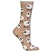 Hot Sox Women's Animal Series Novelty Casual Crew Socks