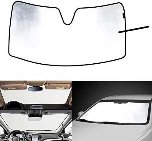 WINUNITE Front Windshield Sunshade Sun shade 2009-2018 Dodge Ram 1500 RAM Heat Shield Windshield Custom-fit Sunshade Sun Visor Mat