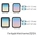 KOLEK Floral Bands Compatible with Apple Watch 44mm 42mm, Silicone Cheetah Printed Replacement Bands for iWatch Series 4 3 2 1, Leopard, S, M 