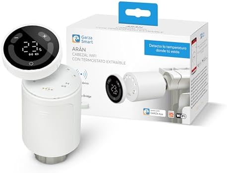 - Set di testine Duo per radiatore + sensore portatile, valvola termostatica, controllo app e voce (Alexa e Google Home), modalità manuale/automatico.Necessario dispositivo Bridge/HUB ZigBee 3.0