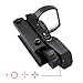 Fyland Tactical Red Dot Sight 4 Reticles Green and Red Reflex Sight for Rifle Gun with Weaver Picatinny Rail Mount