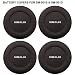 4 Pack of SIMOLIO Replacement Battery Covers for Infrared Wireless Headphones