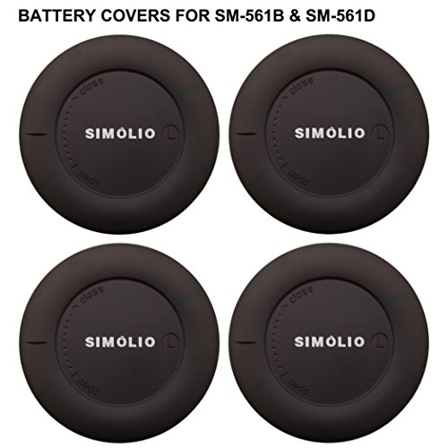 4 Pack of SIMOLIO Replacement Battery Covers for Infrared Wireless Headphones