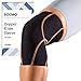 Amazon Brand - Solimo Copper Knee Sleeve, One Size, Black