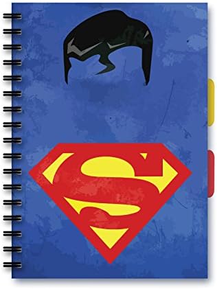 Posterskart Superman Minimal Art Notebook A5 Ruled