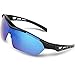TOREGE Polarized Sports Sunglasses For Cycling Running Fishing Golf