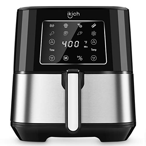 IKICH Air Fryer 6 QT Large Air Fryer XL Stainless Steel Air Fryers Oven