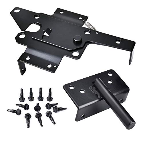 VIGRUE SelfLocking Gate Latch Heavy Duty Automatic Gate Latch With