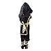 Spring fever Child Kids Boys Stealth Ninja Assassin Costume Toys Halloween Cosplay Dress-Up Set Black L for height(47.2