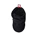 Zutano Cozie Fleece Baby Booties with Cotton Lining, Unisex, For Newborns, Infants, and Toddlers, Black, 3M-6M