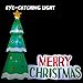 YIHONG 8 Ft Christmas Inflatables Tree with Merry Christmas Decorations - Blow up Party Decor for Indoor Outdoor Yard with LED Lights