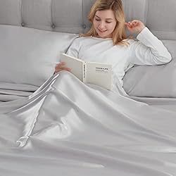 Serta SatinLuxury 4pc Soft Lightweight Deep Pocket