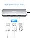 MOKiN Thunderbolt 4 Dock with 85W Charging, Laptops Docking Station Dual Monitor for MacBook, 3X TB4 Ports 40Gb/s, USB-A/C, 2.5GbE Ethernet, Audio,SD