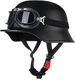 Open Face Motorcycle Half Helmet DOT Approved