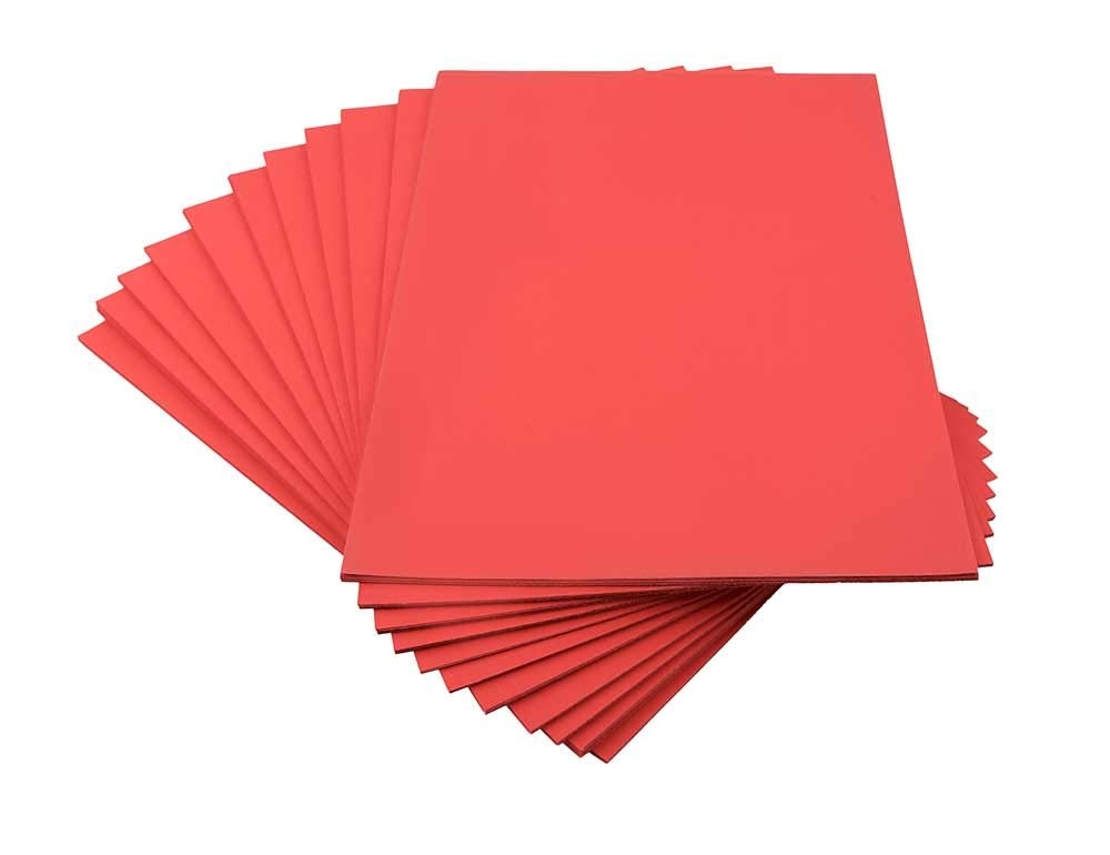 House of Card & Paper 220 GSM A4 Card - Red (Pack of 25 Sheets), HCP215