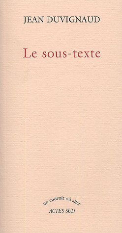 Le  sous-texte