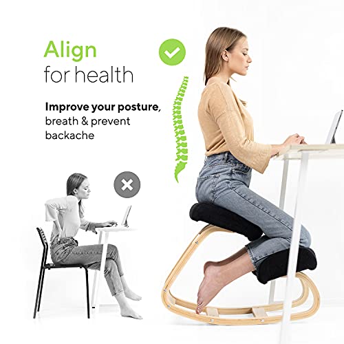 Luxton Ergonomic Kneeling Chair with Extra Padding Posture Support