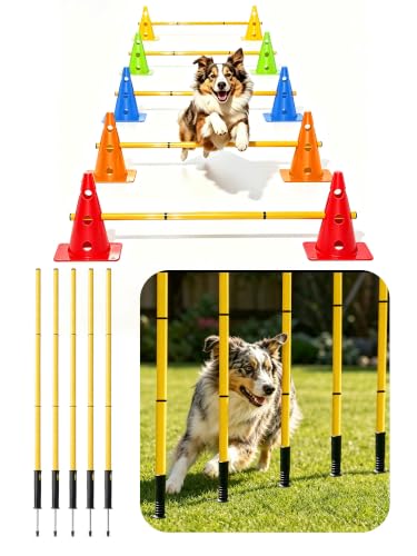 TINEPRY Dog Agility Hurdle Set