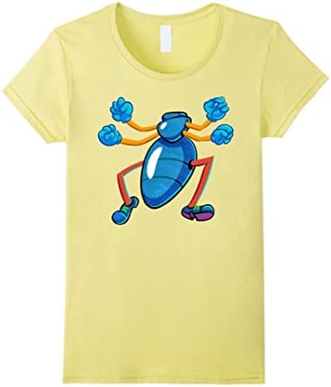 Womens Ant Costume T-Shirt for Halloween Insect Animal Cosplay Tee XL Lemon