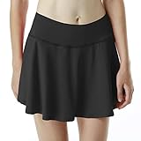 iooho Women's Athletic Tennis Skirt Running Golf Workout Skort with Pockets