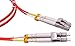 3 Meter Multimode Duplex Fiber Optic Cable (50/125) - LC to LC - Orange