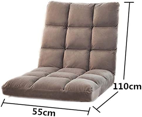 YXNZ Sofa Cushion Plush Single Casual Folding Washable Chair Cushion Dormitory Bedroom Window Lounger (Color : Gray, Size : 50110cm)
