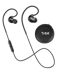 Auriculares Bluetooth, Tribit F BTH 21 XSport Fly Auriculares inalámbricos con micrófono incorporado, IPX7 a prueba de agua, 8 horas de reproducción, auriculares deportivos con cancelación de ruido para hacer ejercicio Correr en el gimnasio: negro.