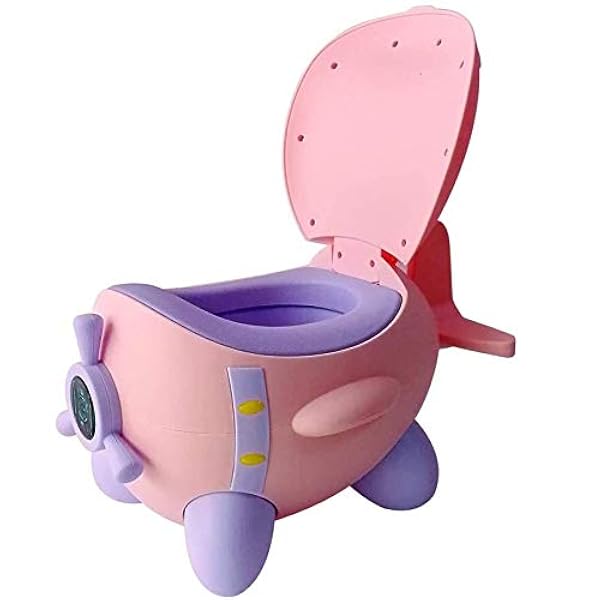 Petit Pot Bebe Toilette Toilettes Enfants Voyage Portable Formation Siege Confortable Dossier Urine Anti Eclaboussures Facile