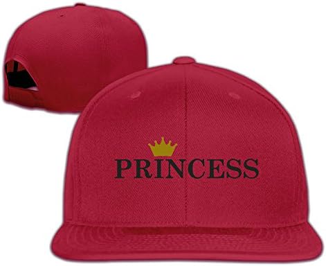 Matching Couple Princess Crown Flat Peak Cap Cool Strapback Hat