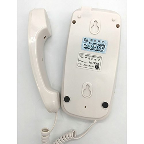 DH-NATN Telephones Corded Phones Wall Phone Table Wall Dual-use Wall-Mounted Telephones Home Fixed Telephone landline Bread Machine Extension Bring Lights - - Thumbnail 4