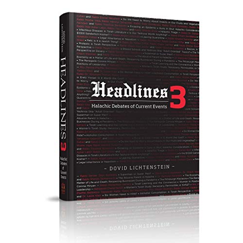 Headlines 3 Dovid Lichtenstein 9781614655688 Books