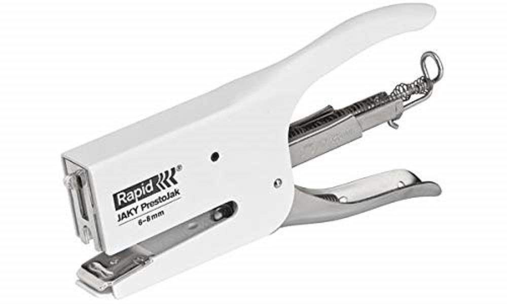 Rapid JAKY Presto Stapling Pliers, 50 Sheet Capacity, Stapling and Pinning, White, 10504904