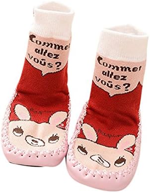TRENDINAO Newborn Baby Boys Girls Warm Soft Anti-Slip Cartoon Slipper Socks Shoes Boots