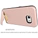 Galaxy A5 (2017 Version) Case, OUBA [Card Slot] [Kickstand Feature] Dual Layer Shock Absorbent Armor Hybrid Defender Shockproof Rugged Protective Cover case for Samsung Galaxy A5 2017 - Rose Gold