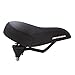 Planet Bike Women's Comfort Web Spring Ultra-Suede Bicycle Saddle with Coil Spring, Black