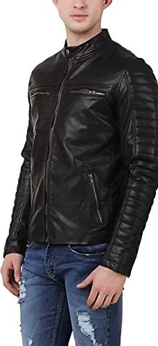 Men's Leather Jacket (Black)