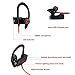 Sports Bluetooth Headphones Wireless, [DR ROCK] IPX7 Waterproof HD Stereo Sweatproof in Ear Earbuds w/Mic for Gym Running Workout 8 Hour Battery Noise Cancelling Headsets for iPhone and Android