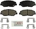 BOSCH BE943H Blue Ceramic Disc Brake Pad Set with Hardware - Compatible with Select Honda Pilot; FRONT