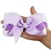 Habibee Kids Toddlers Grosgrain Ribbon Hair Bows for Girls 6 Inches Baby Girl Hair Clips Bow Accessories