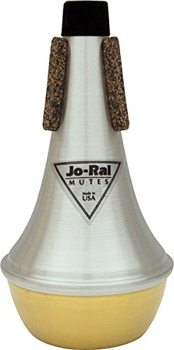 Jo Ral TPT-1B Trumpet Straight Mute, Brass Bottom