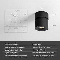 Aisilan LED COB Adjustable Dimmable Ceiling