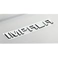 1x Impala Trunk Emblems 3D Badges Nameplate Letter Replacement for Impala (Chrome)