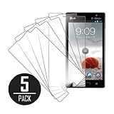 LG Optimus L9 Screen Protector Cover, MPERO 5 Pack of Clear Screen Protectors for LG Optimus L9 P769