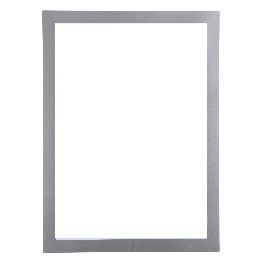 Exacompta - Ref 39200E - Magnetic Wall Display Pocket - Suitable for A4 Documents, 3 Magnetic Sides & 1 Open Side for Insertion, Ideal for Notes & Posters - Silver