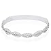 Qteland 2-Pack Baby Girl Headbands for Toddlers Baby Girl Stuff for Newborn Baby Shower Gifts Baptism Headband Flower Girl Headpiece Accessories for Girls