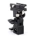 DTOL Camera Speedlite Mount Flash Stand Bracket Umbrella Mount Holder Shoe Mount Compatible with Nikon Pentax Olympus Nissin Metz and Other Speedlite Flashes E Type 2 Pack
