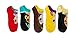 Disney Women's 5 Pack No Show, Big Face Princesses, Fits Sock Size 9-11 Fits Shoe Size 4-10.5